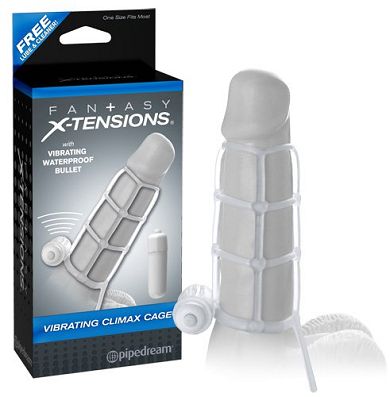 Vibrating Climax Cage - Penishlle mit Mini-Vibro-Ei