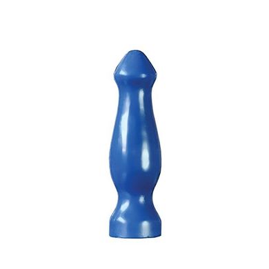 CRACKSTUFFERS Mushroom Head Anal Plug. klein. blau