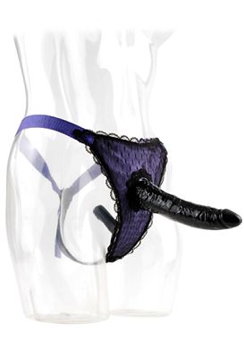 Fetish Fantasy - 22 cm Remote Control Fantasy Strap-on black/purple