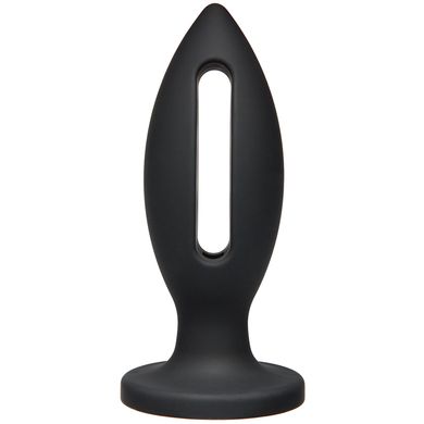 15 x 5 cm KINK by Doc Johnson - Lube Luge - Premium Silicone Buttplug large black