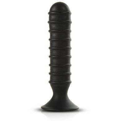 Ass Jacker - Silikon Buttplug - schwarz - 15cm