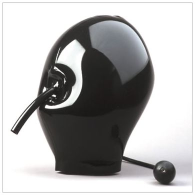 Latex Maske - aufpumpbar mit Mundschlauch