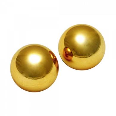 Ben Wa Kugeln -  2 cm - in Gold