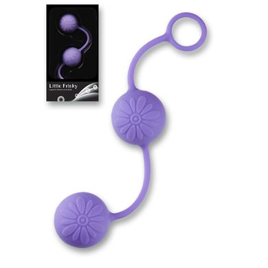 Liebeskugeln Silikon Flora - Little Frisky Love Balls purple