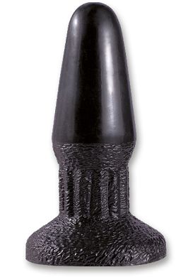 12,5 x 2,3 - 4,2 cm Buttplug Xtra Structured End black