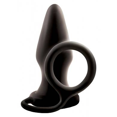 Renegade - Analplug "Pop & Lock - Rocky" - 12,7 cm - in Schwarz
