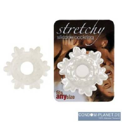 Stretchy Silicone Cockring (Ice crystal)