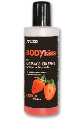 Massagel BODYkiss Erdbeere