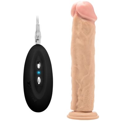 29,5 x 6,3 cm REALROCK Vibrator - ohne Hoden skin