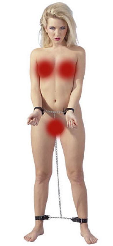 Leder Gefangenenfessel
