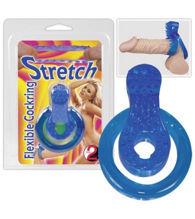 Stretch Flexible - Penisring & Hodenring - Blau