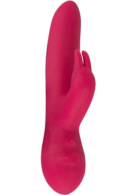 22 x 3,5 cm Smile Vibrator Swirly Bunny pink