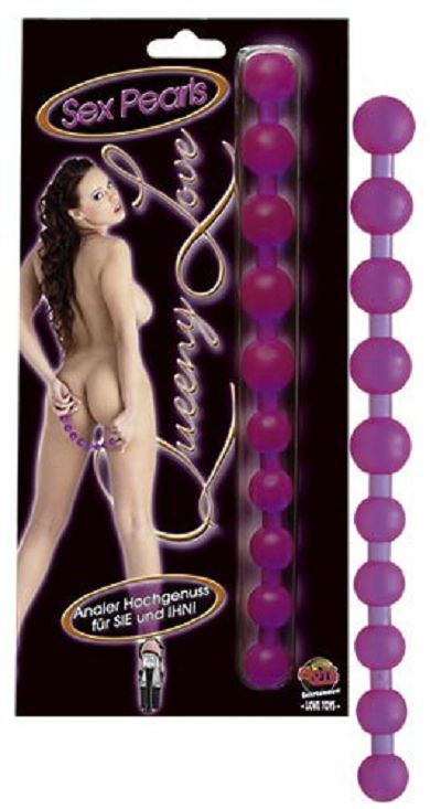 Anal Jelly Kugelstab -Lila- (27cm)
