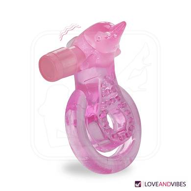 Genoppter Vibro-Penisring mit Delfin