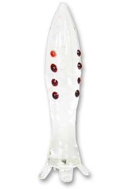20 x 3,5 cm Glasdildo - Red Rocket