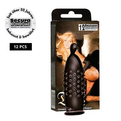 Secura Dark Desire Kondome - 12 Stck