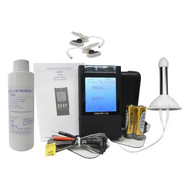 REIZSTROM - SET aus TENS Gerät, Analsonde, Estim Klammern, Kontaktgel T20-10015