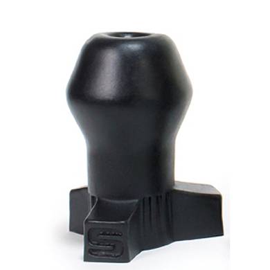 Schwarzer hohler Buttplug Oxballs ? Gro