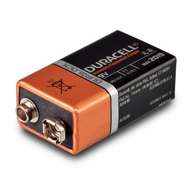 2x Duracell 9V Block OEM Batterie LR61 580 mAh MN1604 E-Block Alkaline 2 Stück