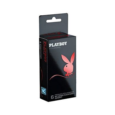 6er Playboy Condoms - Mit hoher Feuchtigkeit - Genoppt