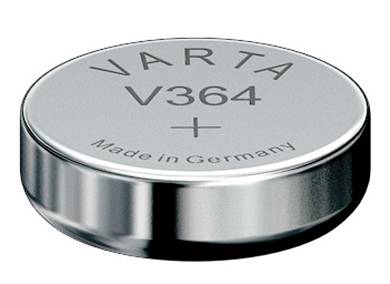 10x V364 Uhren-Batterie Knopfzelle SR60 SR621SW AG1 Silberoxid 364 von VARTA