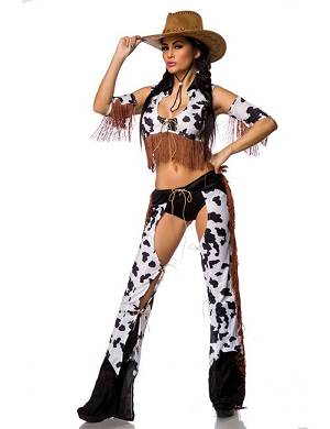 Sexy Rodeo-Girl Kostm Set