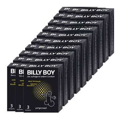 90 (30 x 3er) Billy Boy Perlgenoppte Kondome