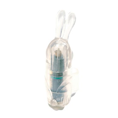 Rabbit Clear transparent, 7 cm, D: 25 mm