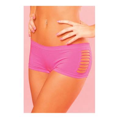 Sportshort in Pink mit Aussparungen