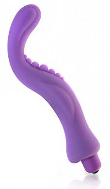 Deluxe Silikon Prostata Butt Plug & G Punkt Vibrator mit Vibration. anal & vaginal