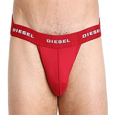 Diesel Herren String Weiß Weiß Small