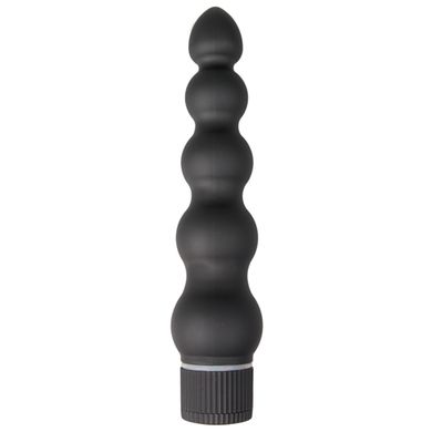 Black Magic - 19 x 4cm geriffelter Vibrator