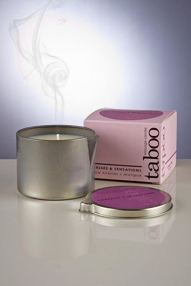 TABOO Massagekerze, Ananas/Mango