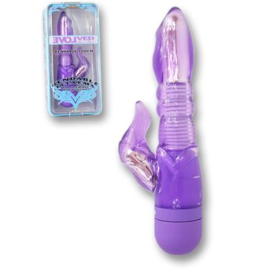 21 x 3,5 cm Vibrator Evolved Bendable Touch purple