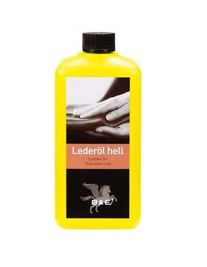 B & E Lederöl - 1000 ml - hell - Leder Pflegemittel Lederpflegemittel Pflegeöl