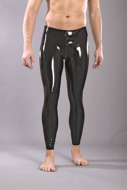 Leggings mit durchgngigem Reiverschluss