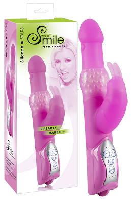Silikon-Perlenvibrator mit Klitoris-Vibro-Bunny