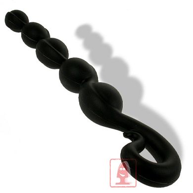 Analkette Bendybeads in Schwarz