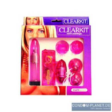 Clearkit Seethru pink-transp. (5tlg.)