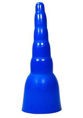 34 x 11 cm Dildo Lucius blue