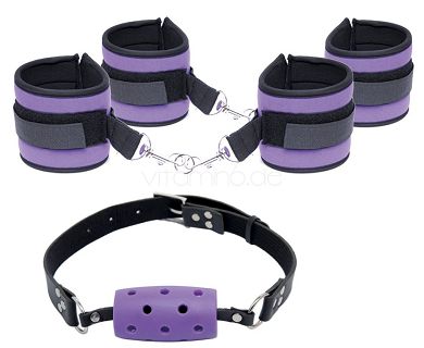 Fetish Fantasy Purple Pleasure Set