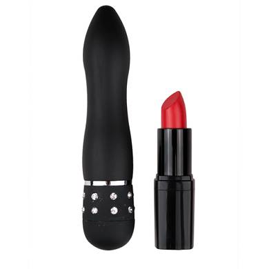 EasyToys Mini-Vibrator glatt in Schwarz