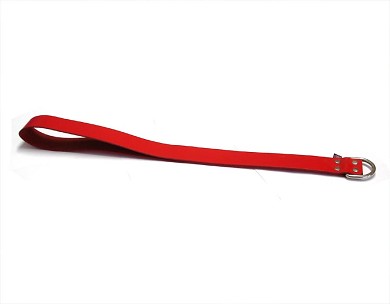 Leder Schlagriemen MAXI rot
