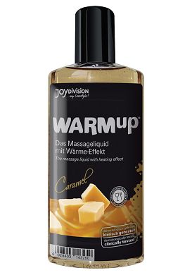 Wrmendes Massagegel mit Karamellgeschmack 150 ml