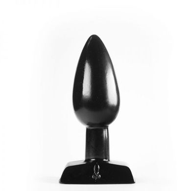 Analplug Speerspitze schwarz 11 x 5 cm