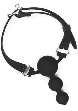 You2Toys BAD KITTY Silikon Mundknebel Knubbel schwarz