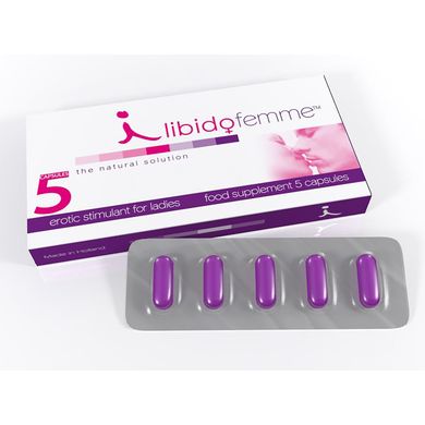 Libidofemme speziell fr Frauen um das sexuelle Verlangen zu steigern - 5 Tabs
