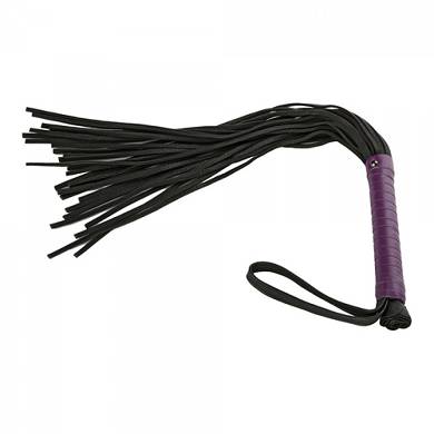 Doc Johnson - Kurze Peitsche - 63,5 cm - in Schwarz
