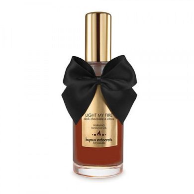 Massagel Bijoux Cosmètiques Warming Oil - Dark Chocolate