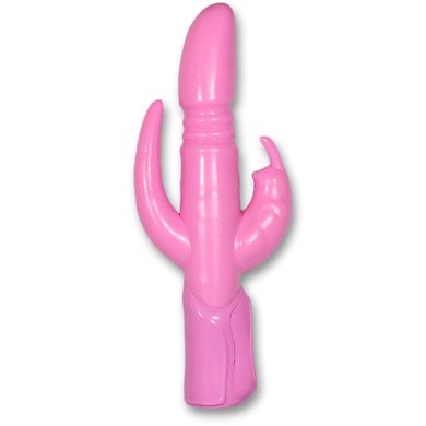 28 x 4 cm Thrusting Rabbit Vibrator pink - Stossvibrator